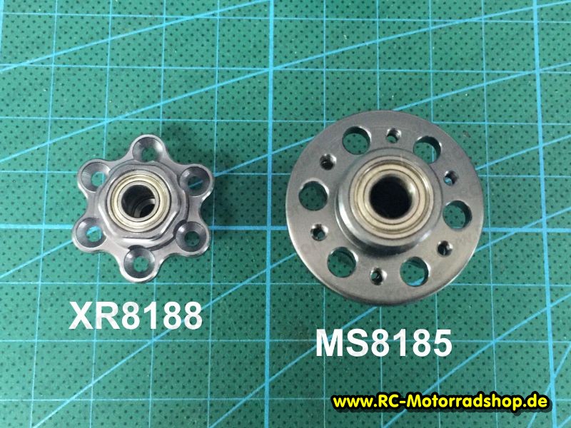 MS8185: Hinterradnabe für GRP-Felge X-RIDER MARS / SATURN MS8185